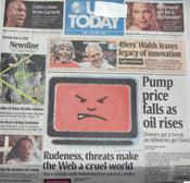 Newspaper fold