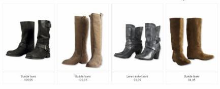 Landingspagina Schoenen met Veters