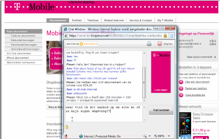 T-mobile chat