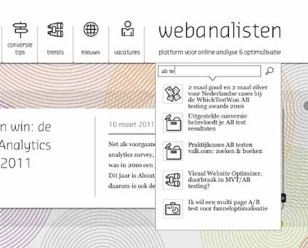 Webanalisten design preview