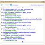 Google Reader starred items