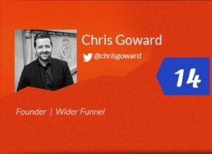 top 25 most influential cro experts -chris goward