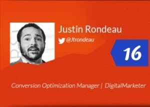 top 25 most influential cro experts -justin rondeau
