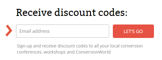 conversion week discount