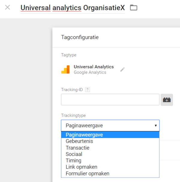 google analaytics setup