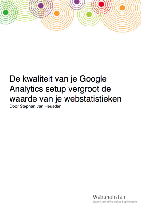 De kwaliteit van je Google Analytics