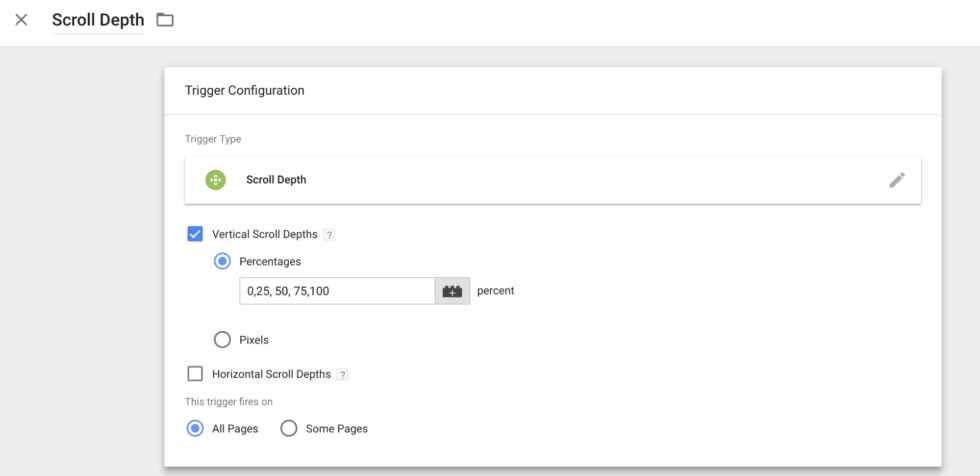 scroll tracking